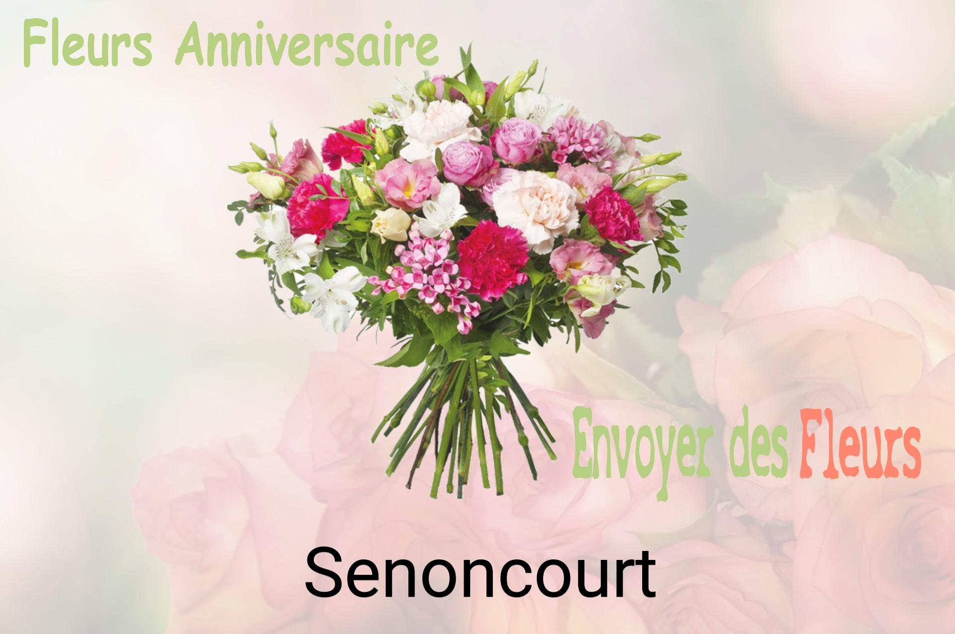 Bouquet de fleurs d’anniversaire livré à Senoncourt