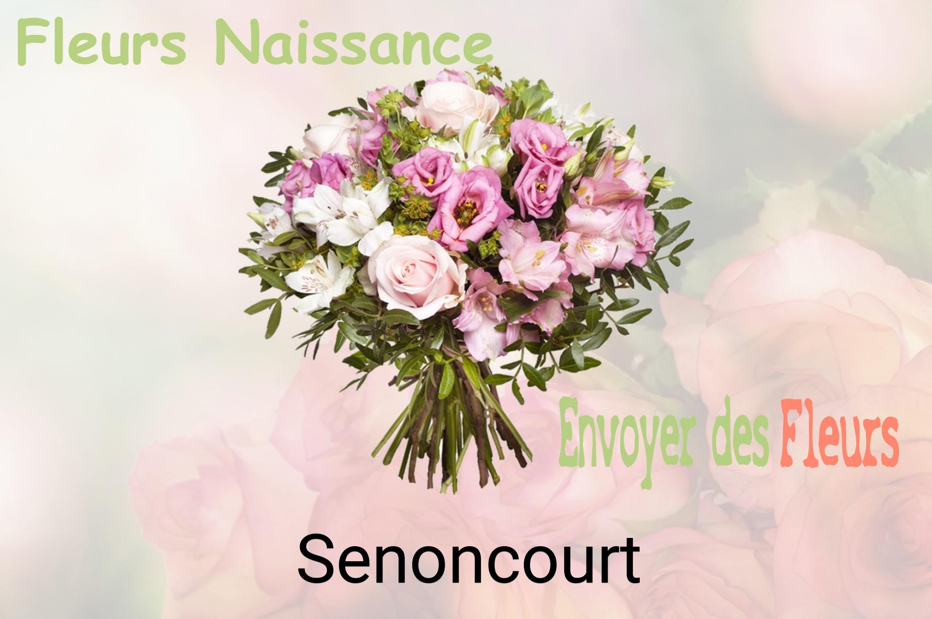 Bouquet de fleurs de naissance livré à Senoncourt